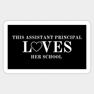 This Assistant Principal Loves Her School Sticker